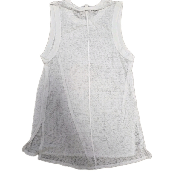 Lululemon Uncovered Tall Tank White Size 6 Women's Activewear Workout Exercise - Picture 5 of 6